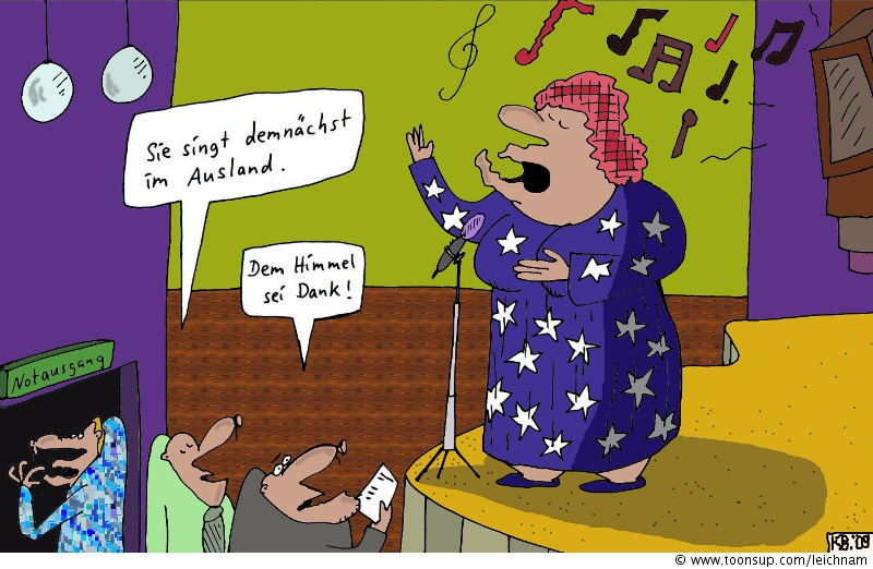 Cartoon: Große Bühne 1