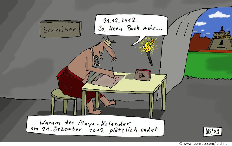 Cartoon: Maya-Kalender 1