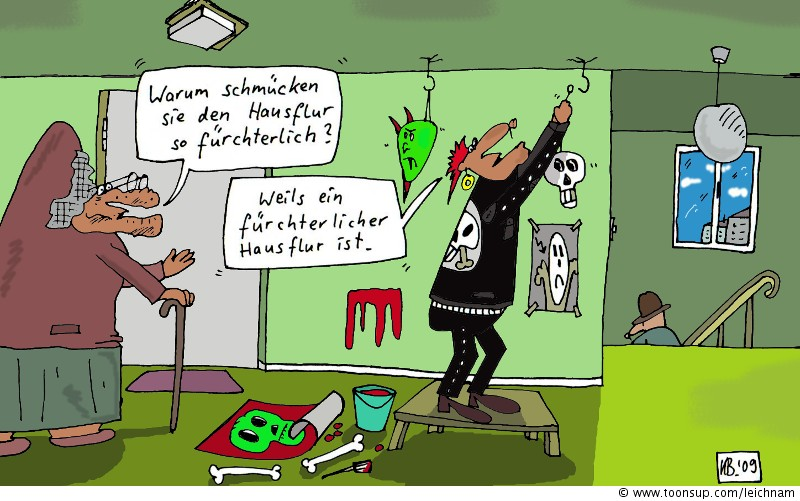 Cartoon: Relativität 1