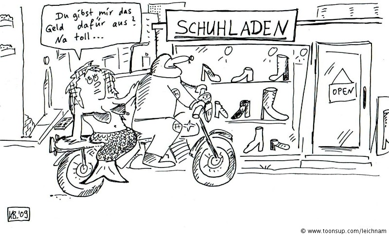 Cartoon: Meerjungfrau 1