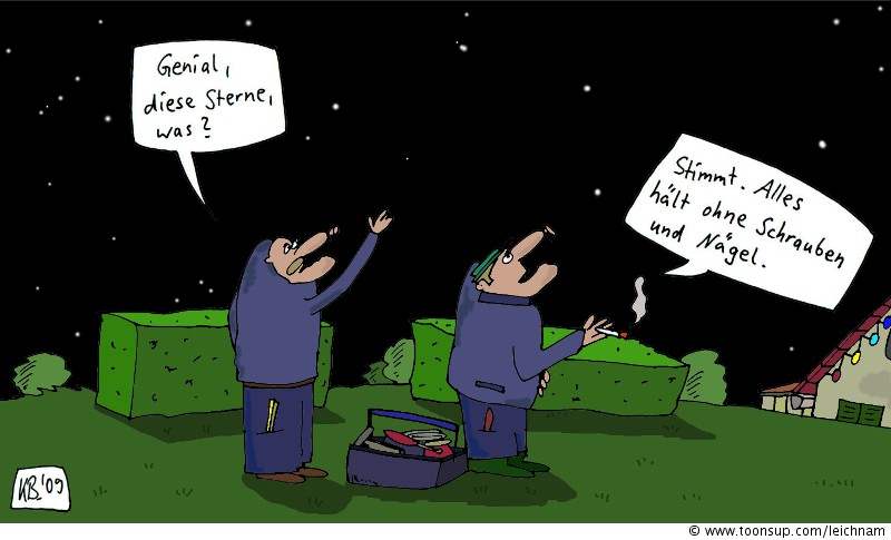 Cartoon: Zwei Handwerker 1