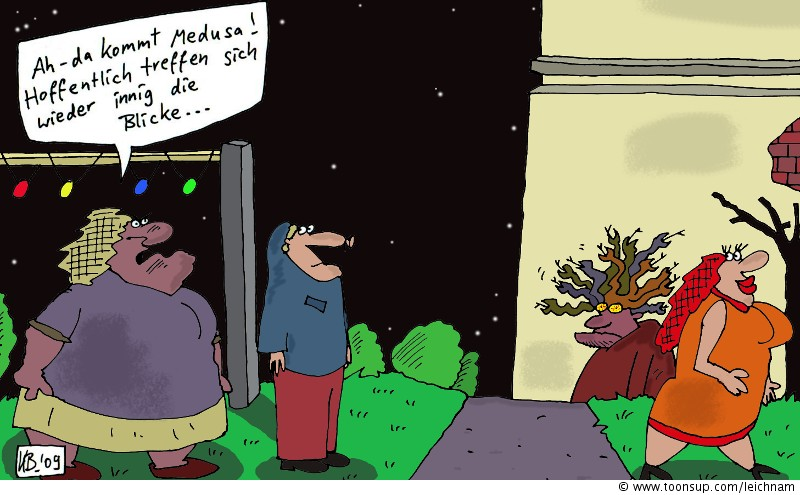 Cartoon: Innige Blicke 1