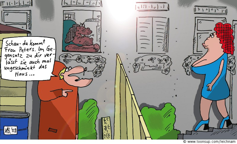 Cartoon: Frau Peters 1