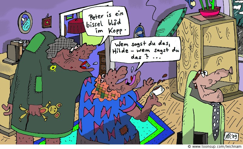 Cartoon: Peter & Hilde 1