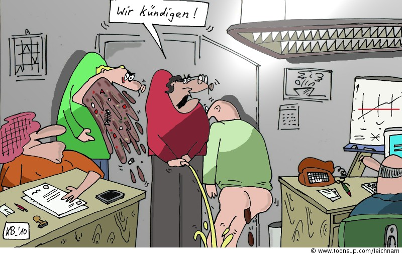 Cartoon: Ende & aus ... 1