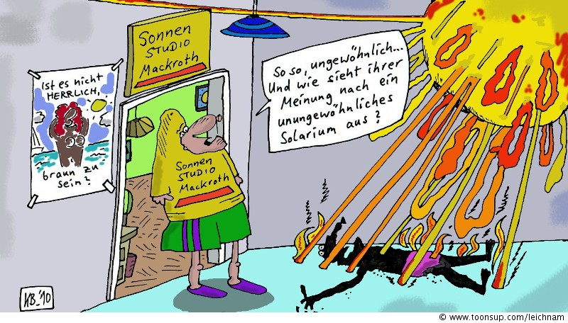 Cartoon: Endlich wieder Mackroth 1