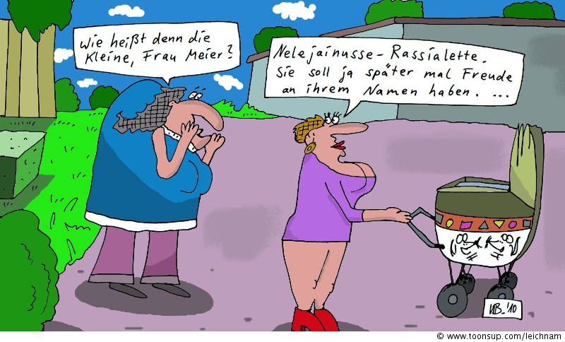 Cartoon: Die Kleine 1