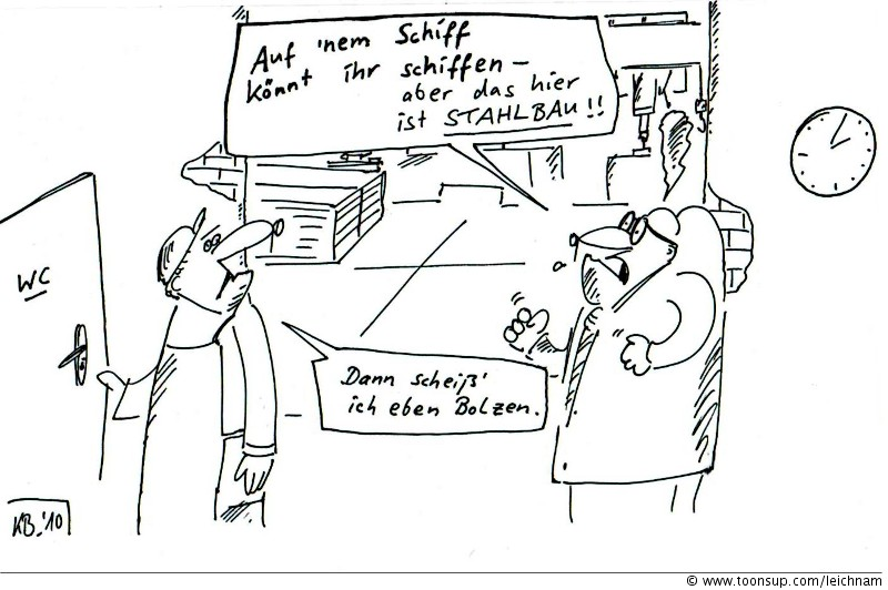 Cartoon: Stahlbau 1