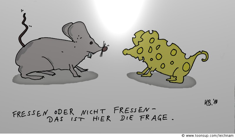 Cartoon: Mäusedrama 1