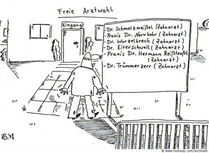 Cartoon: Freie Arztwahl 1