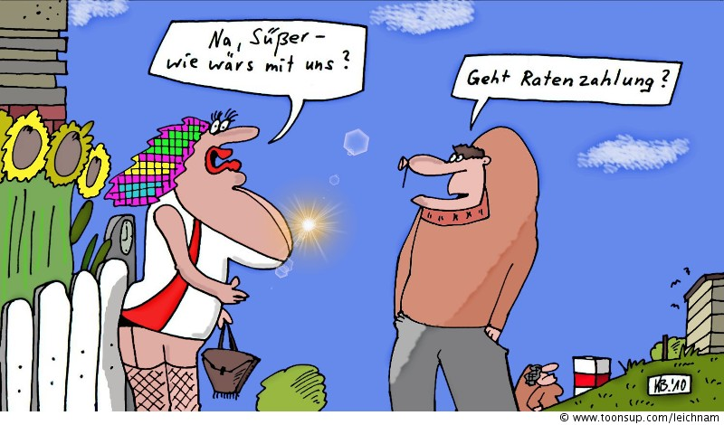 Cartoon: Bordsteinschwalbe 1