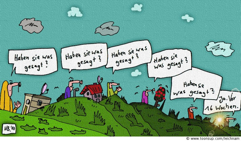 Cartoon: Was gesagt 1