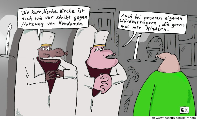 Cartoon: Würdenträger 1