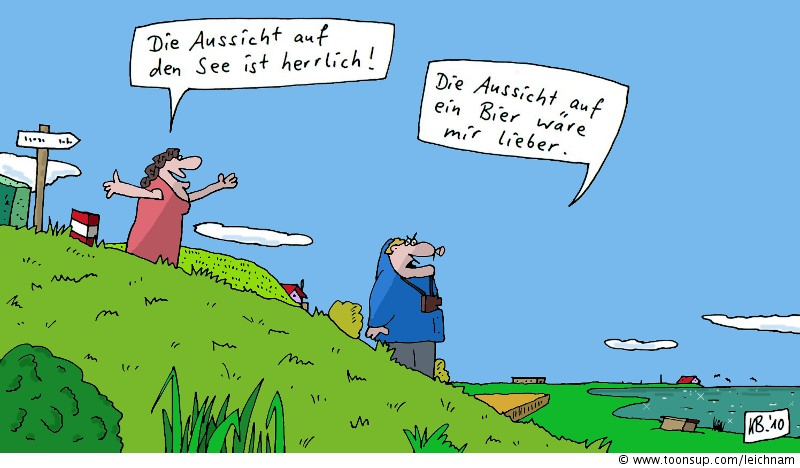 Cartoon: Aussicht 1