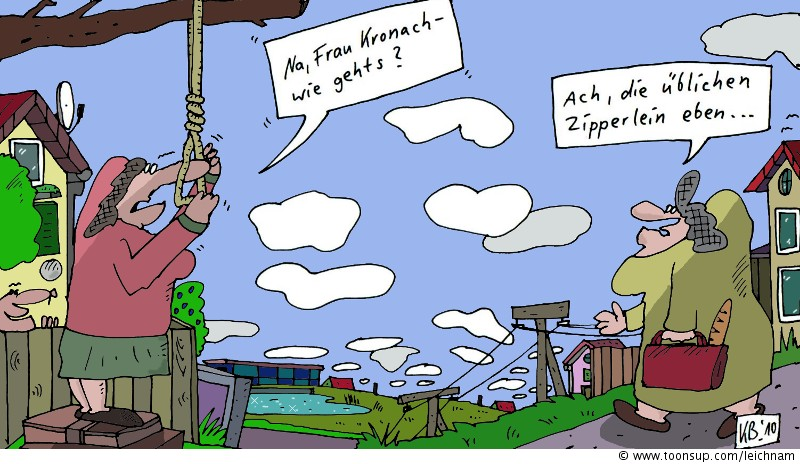 Cartoon: Frau Kronach 1
