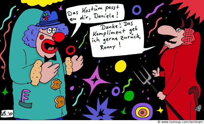 Cartoon: Kostüm 1
