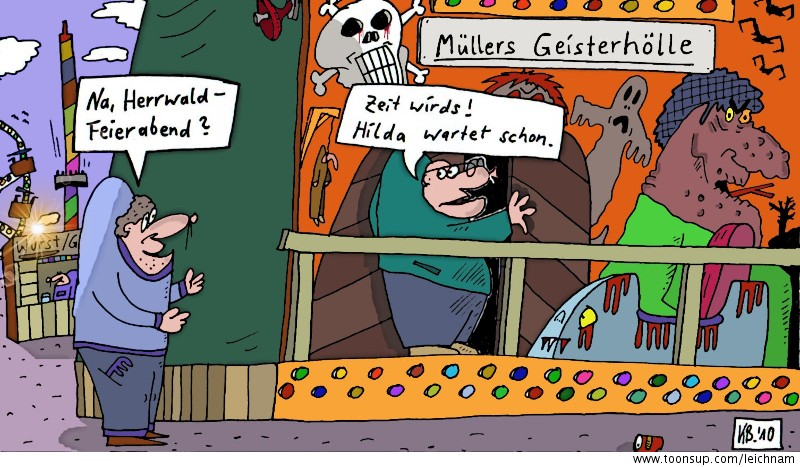 Cartoon: Feierabend? 1