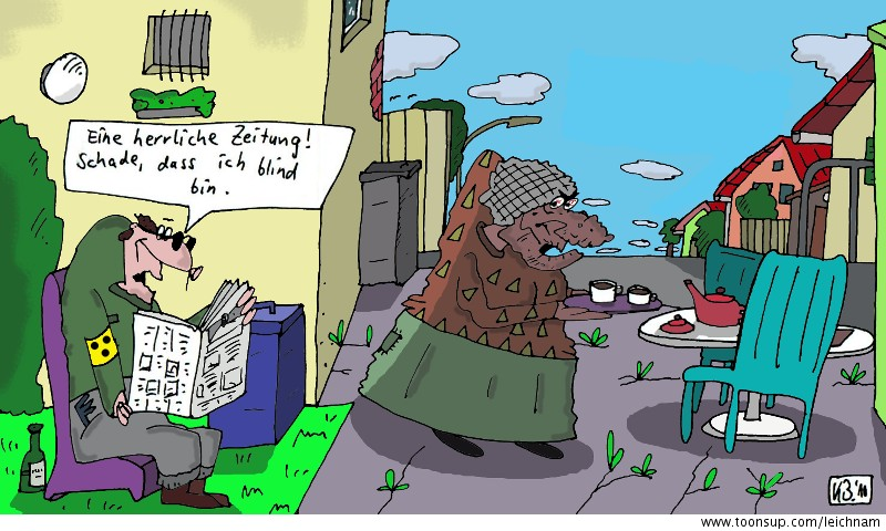 Cartoon: Zeitung 1
