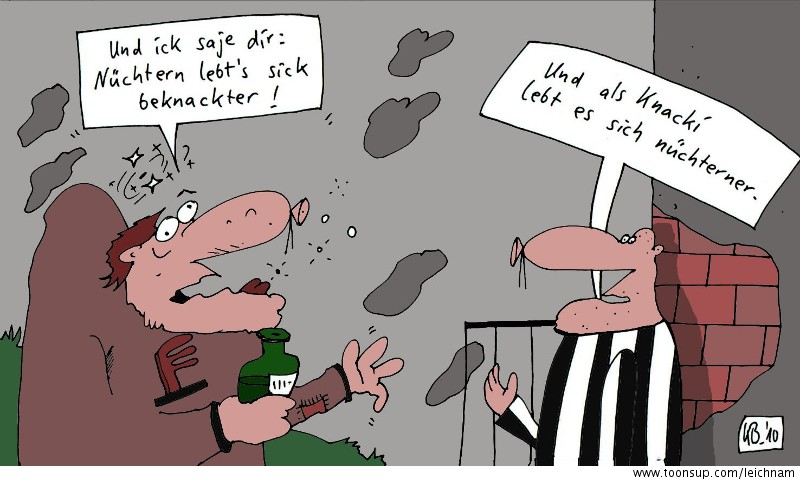 Cartoon: nüchtern 1