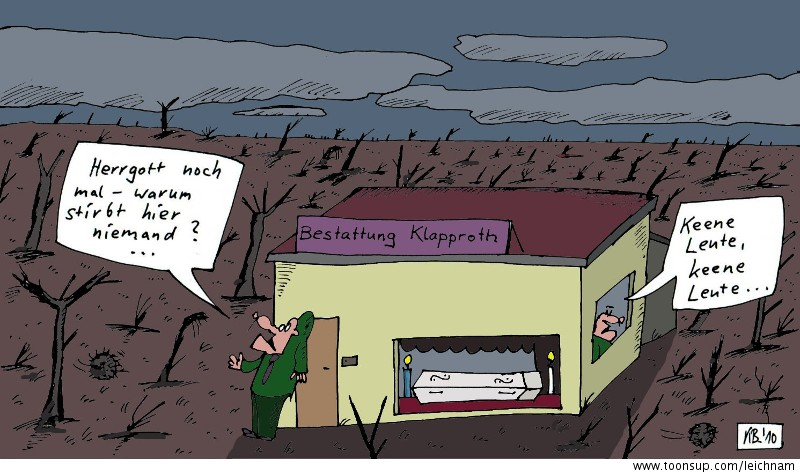 Cartoon: Keene Leute ... 1