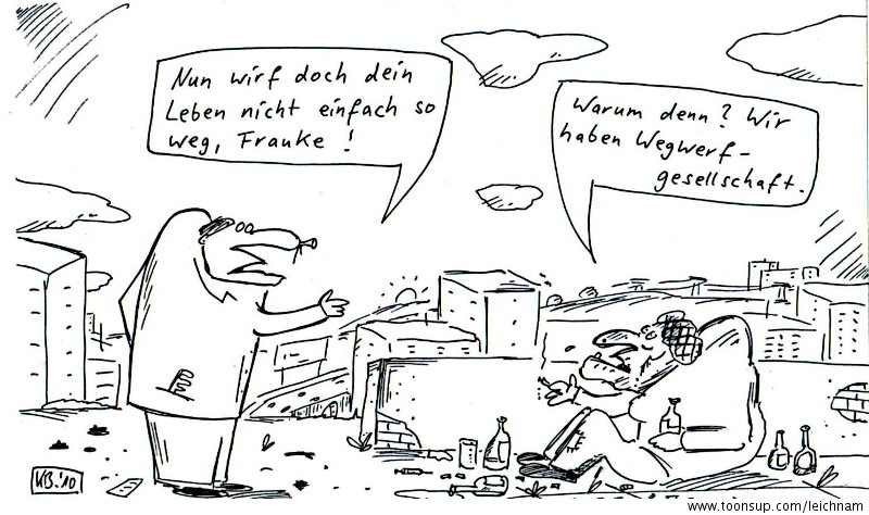 Cartoon: Das Leben 1