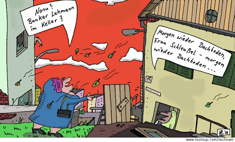 Cartoon: Banker Lehmann 1