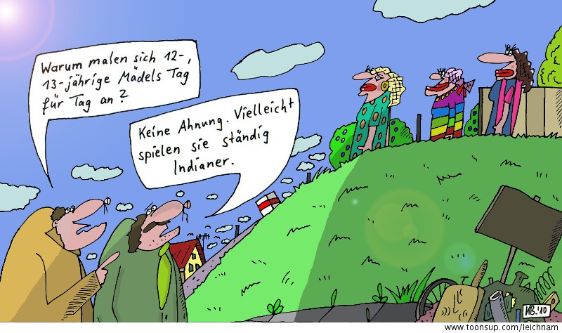 Cartoon: Lippenstift & co. 1