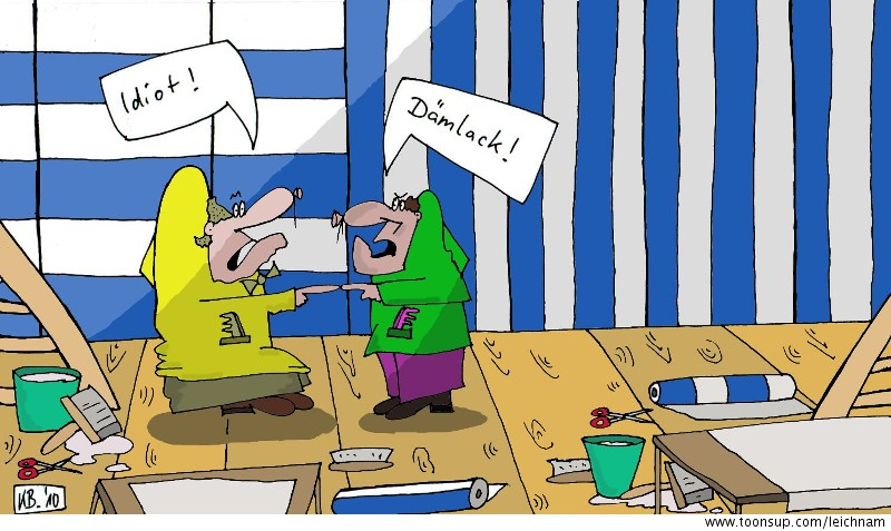 Cartoon: Idiot 1