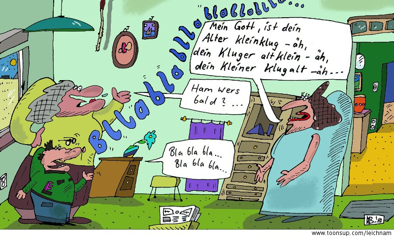 Cartoon: Blabla ... 1