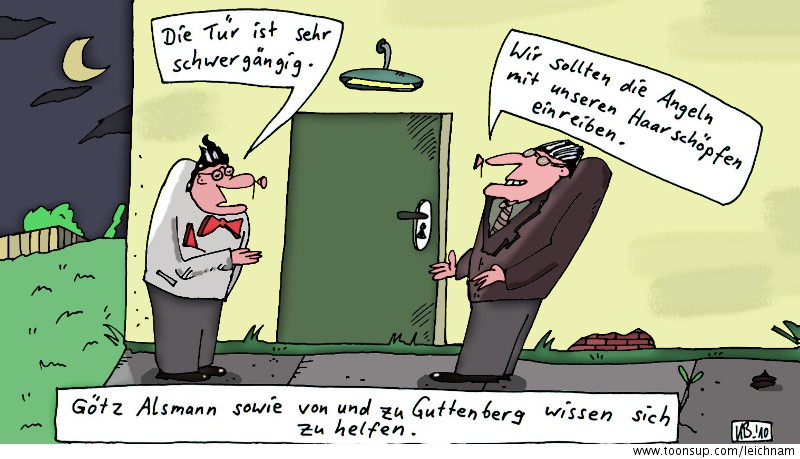Cartoon: Die Tür 1
