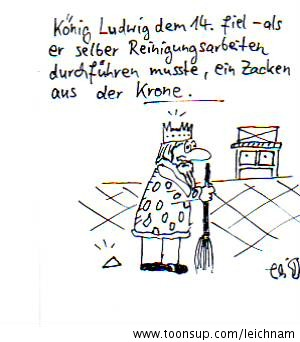 Cartoon: König 1