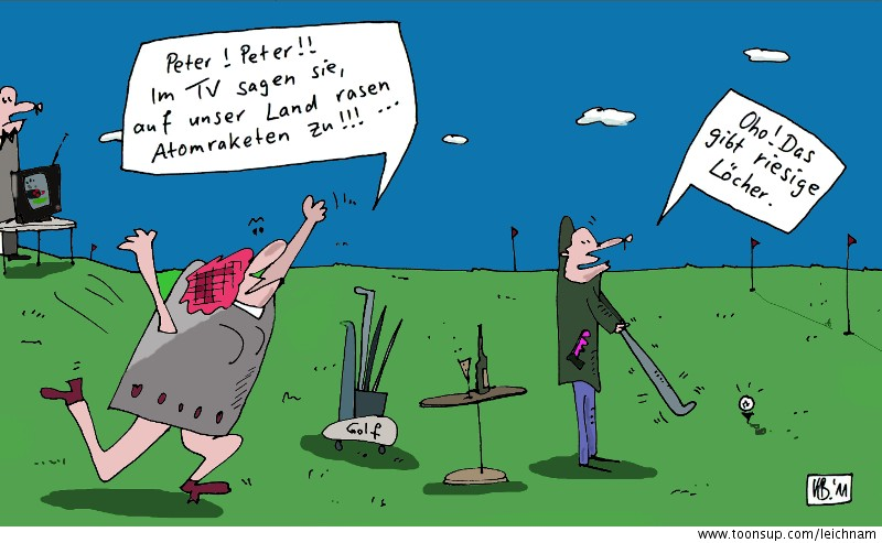 Cartoon: Golf 1
