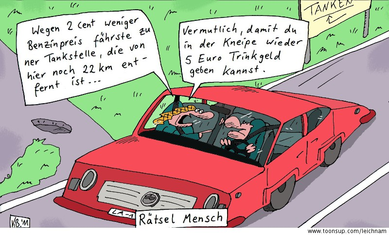 Cartoon: Zwei Cent 1