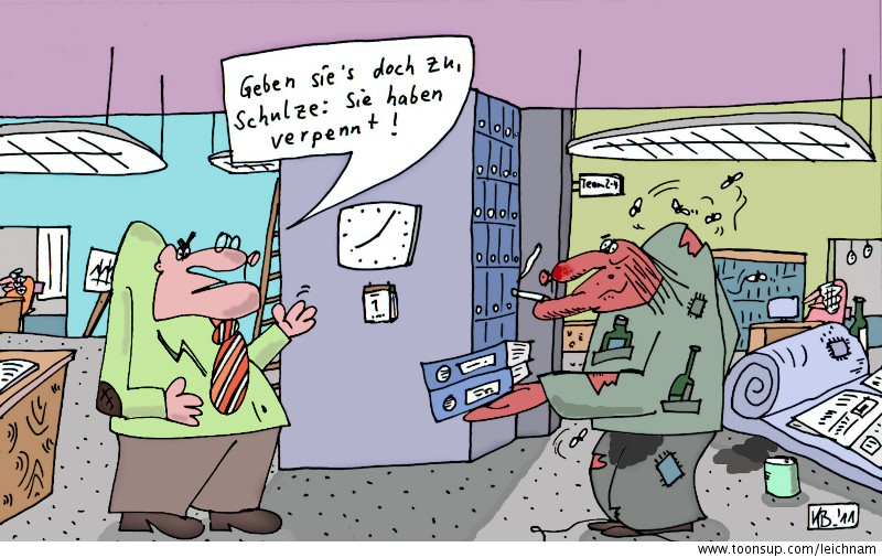 Cartoon: Schulze 1