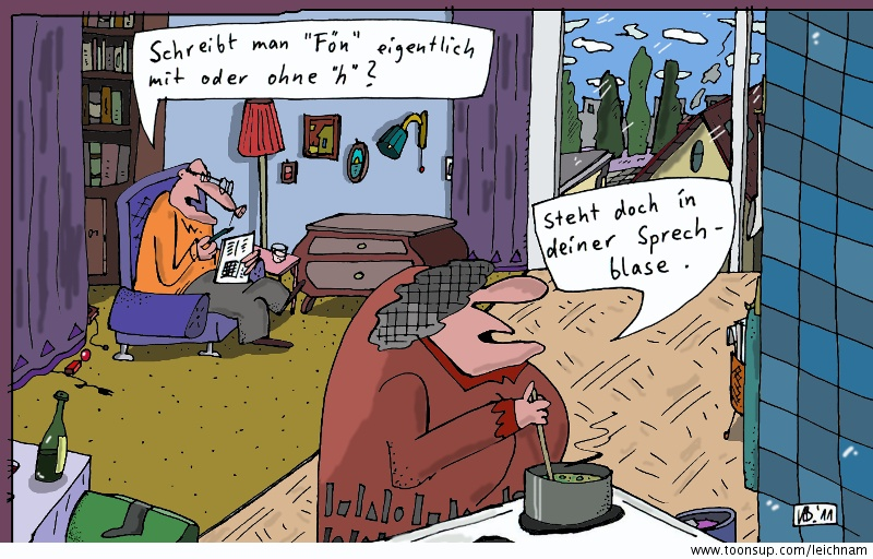 Cartoon: Fön 1