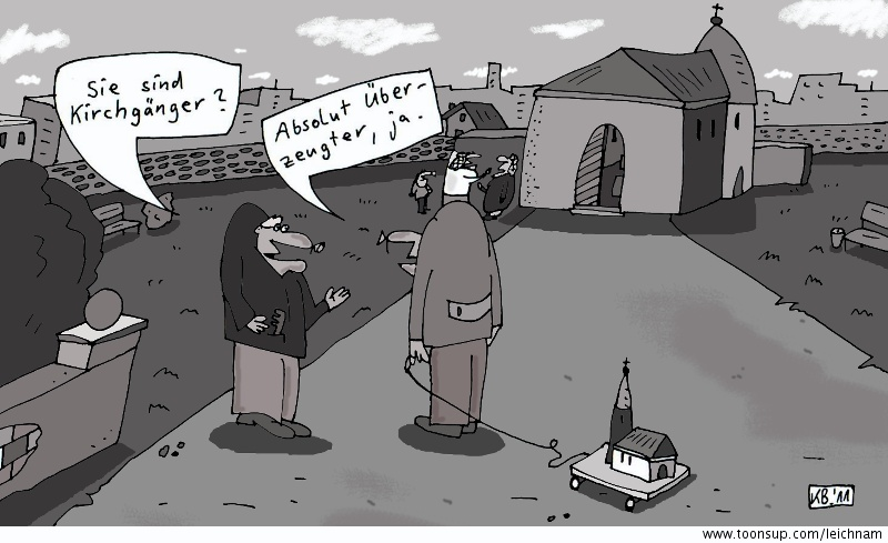 Cartoon: Sonntag in der Früh 1