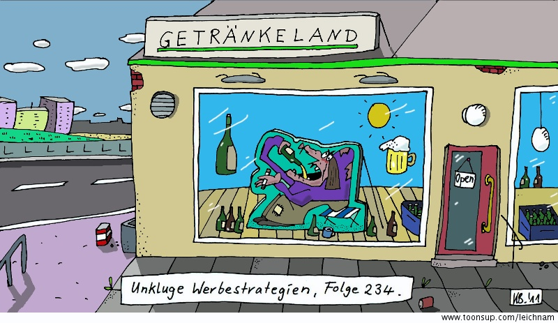 Cartoon: Unklug 1