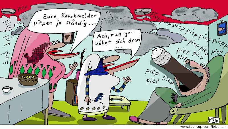 Cartoon: Gewöhnung 1