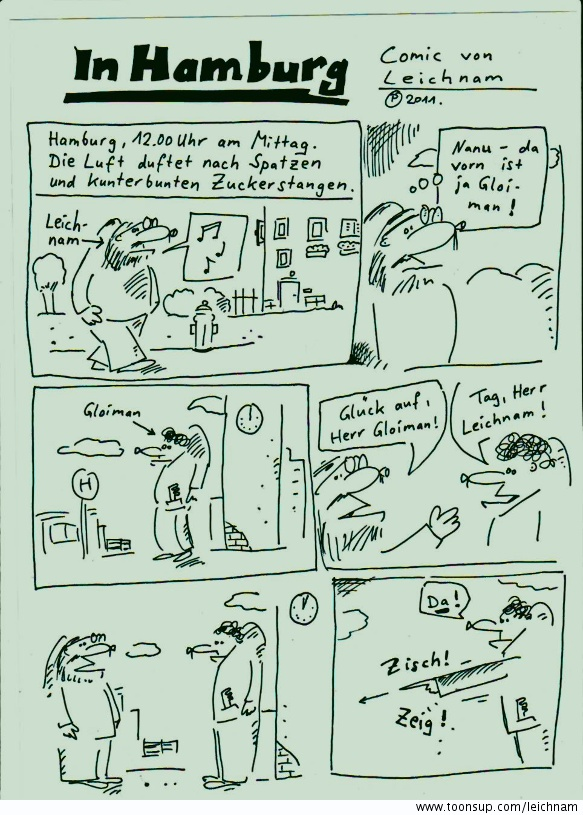 Comic: In Hamburg 1