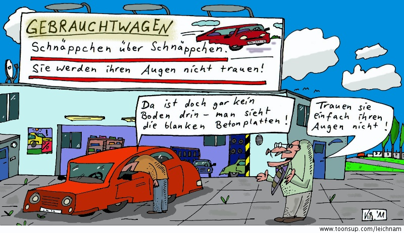 Cartoon: Schnäppchen 1