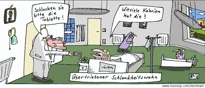 Cartoon: Übertrieben 1