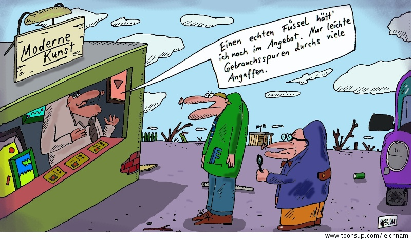 Cartoon: Ein echter Füssel 1