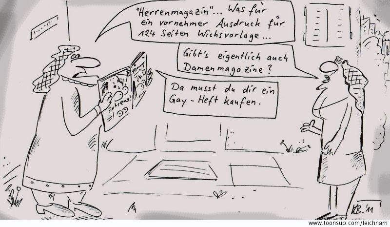 Cartoon: Magazin 1
