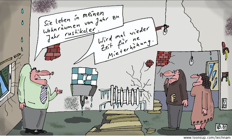 Cartoon: Vermieter 1
