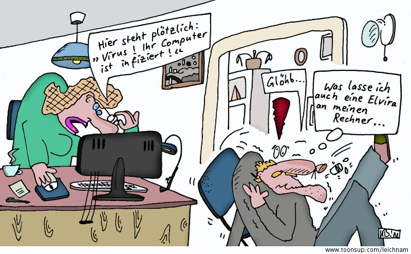 Cartoon: Kleines Unglück 1