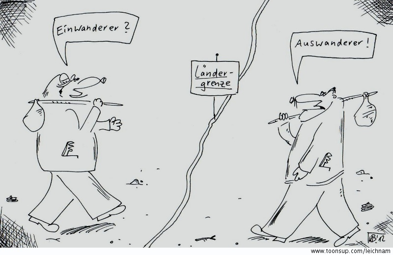 Cartoon: Grenze 1