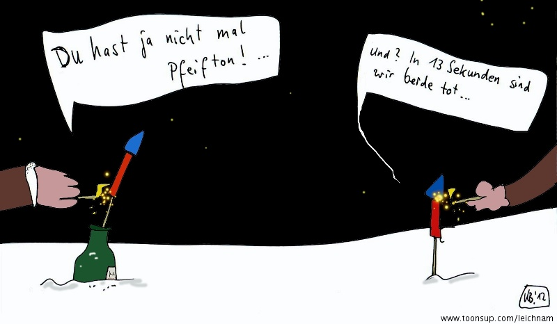 Cartoon: Silvester 1