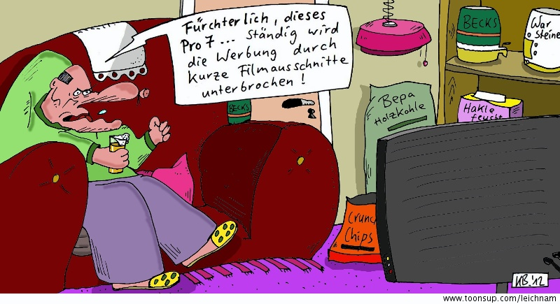 Cartoon: Fernsehgerät 1