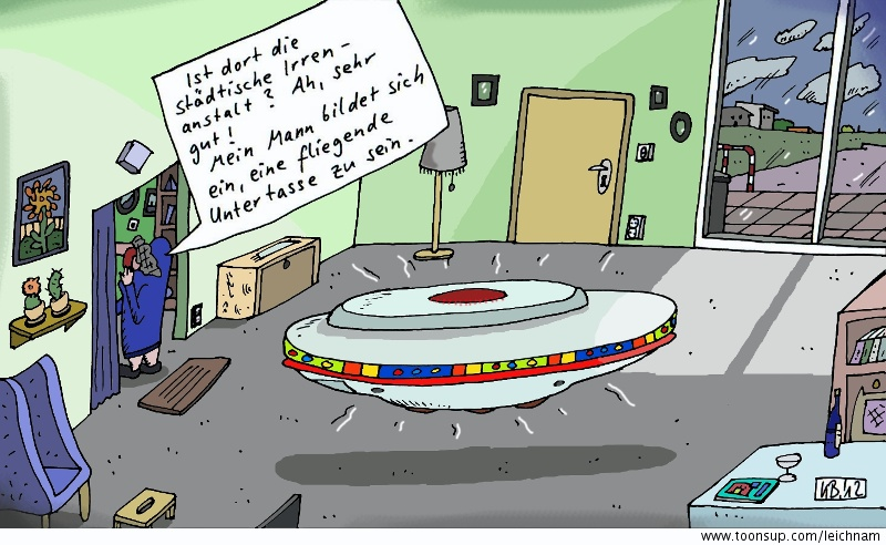 Cartoon: Einbildung 1