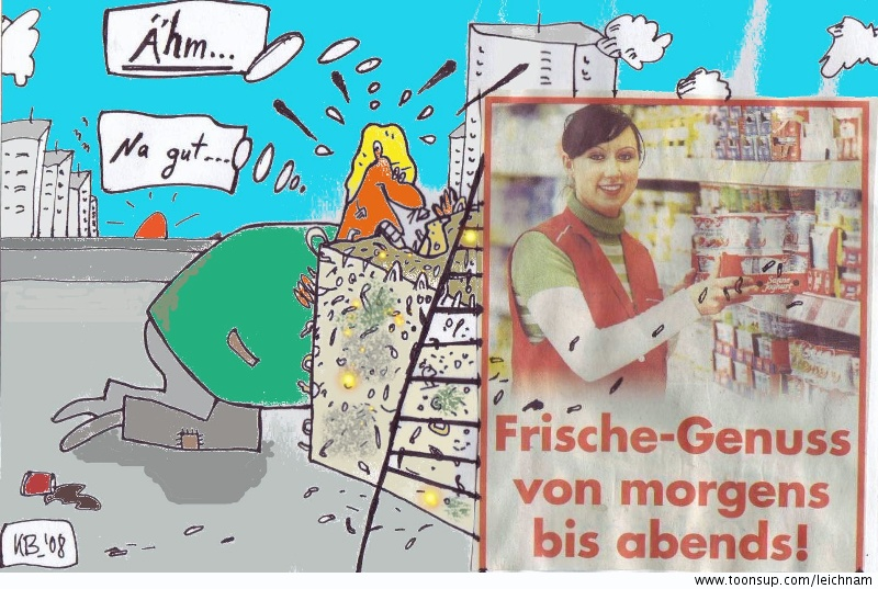 Cartoon: Märkte Lebensmittel 1